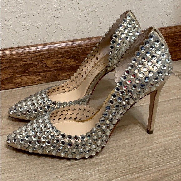 Jessica Simpson Shoes - Jessica Simpson |  Rhinestone stiletto heels